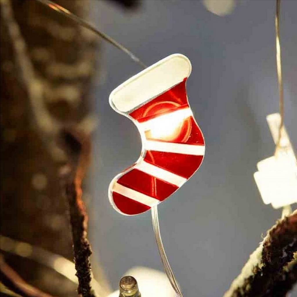 Christmas Stocking String Lights By Garden Selections