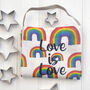 Personalised Rainbow Linen Apron, thumbnail 6 of 10