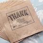 Kraft 'Thank You Very Much' Set Of 10 Single Bags, thumbnail 2 of 3