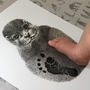 Personalised Baby Otter Footprint Kit, thumbnail 2 of 6