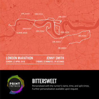 Personalised London Marathon Poster, 5 of 12