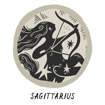 Sagittarius Zodiac Coin Pendant Necklace, 4 of 5