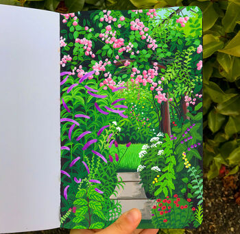 Secret Garden Pathway Art Card, 3 of 3