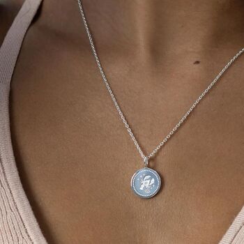 Personalised Sterling Silver Zodiac Icon Necklace, 11 of 12