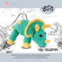 Toby Triceratops Crochet Kit, thumbnail 2 of 4