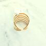 Gold Plated Tiered Ring Adjustable, thumbnail 4 of 4