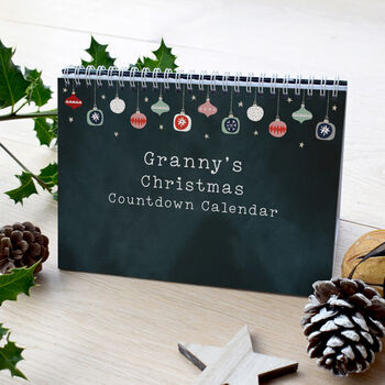 Personalised Countdown To Christmas Advent Calendar, 2 of 12