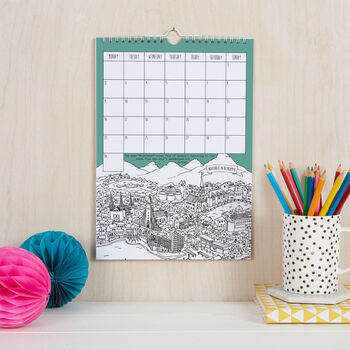 2026 City Illustrations Calendar, 4 of 5