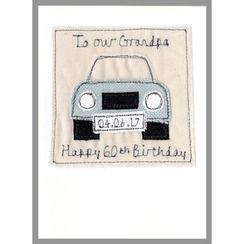 Personalised Car Father's Day Card For Dad / Grandad, 6 of 11