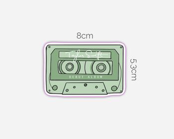 Taylor Swift Cassette Debut Sticker, 2 of 2
