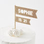 Personalised Party Flag Cake Topper, thumbnail 8 of 8