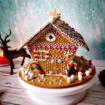 Large Gingerbread House Baking Kit Diy Christmas Gift, 5 of 5