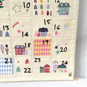 Handmade Personalisable Christmas Advent Calendar, 3 of 4