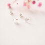 Personalised Star Friendship Earrings Gift Sterling Silver, thumbnail 2 of 6
