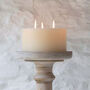 Large Three Wick Pillar Candle, thumbnail 1 of 5