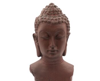 Glowing Buddha Head Lamp With Stand, 7 of 9