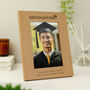Personalised Graduation 5x7 Oak Finish Photo Frame, thumbnail 1 of 2
