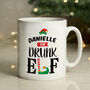 Personalised Funny Elf Mug – Ideal Stocking Filler And Secret Santa Gift, thumbnail 1 of 8
