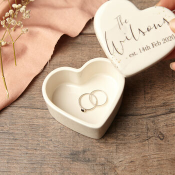 Personalised Ring Box Wedding Gift, 6 of 7