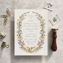 Spring Flowers Evening Invitations And Envelopes, thumbnail 3 of 8