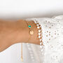 Personalised Birthstone Slider Bracelet, thumbnail 5 of 10