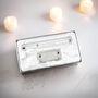 Personalised Christening Cross Silver Plated Holder, thumbnail 1 of 5