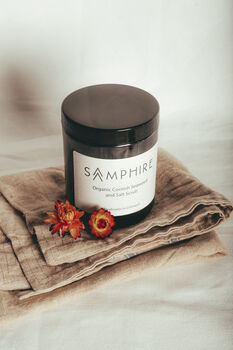 Hand Poured Soy Candle Sage + Sea Salt, 4 of 4