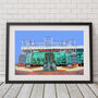 Old Trafford, Manchester United F.C. Illustration Print, thumbnail 1 of 2