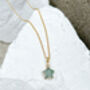 Aventurine Star Necklace – Real 18k Gold Plated, thumbnail 5 of 5