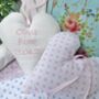 Linen Baby Name Heart, thumbnail 12 of 12