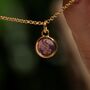 Purple Snake Resin Capture Necklace, thumbnail 4 of 10