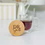 Personalised Doctor Gift Double Wall Glass Mug With Bamboo Lid, thumbnail 1 of 5
