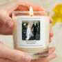 Wedding Gift For Couples Personalised Photo Candle, thumbnail 1 of 6