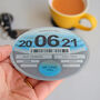 Personalised Tax Disc Coaster For Dad, thumbnail 5 of 5