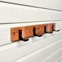 Coat Hook Reclaimed Wooden Flip Down, Flip Up Wall Mounted, thumbnail 3 of 7