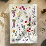 Wildflower Vinyl Sticker Sheet, thumbnail 1 of 5