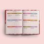 2024 2025 Academic Diary A5 Hardcover | Pink And Red, thumbnail 4 of 9