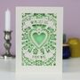 You're Just Like A Mum To Me Papercut Mother's Day Card, thumbnail 9 of 9