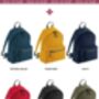 Personalised College Inital Backpack, thumbnail 5 of 5