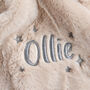 Personalised Soft Teddy Baby Comforter, thumbnail 2 of 7
