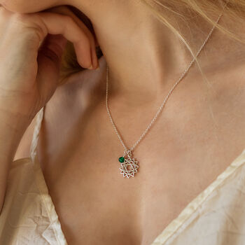 Green Heart Chakra Necklace, 3 of 9