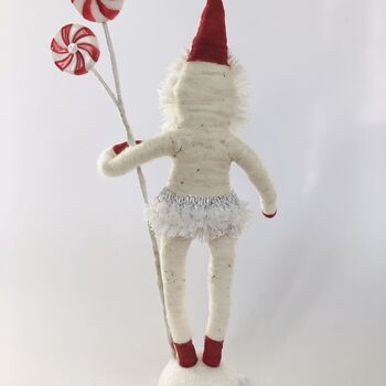 Candy Cane Lollipop Girl Christmas Decoration, 5 of 8