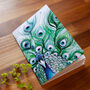Inky Peacock Eco Notebook, thumbnail 6 of 11