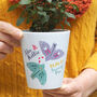 Personalised Love Birds Flower Pot Gift For Engagements, Weddings And Anniversaries, thumbnail 1 of 3