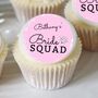 Personalised Bride Squad Edible Cocktail Toppers, thumbnail 3 of 4