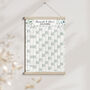 2026 Eucalyptus Wall Planner | Personalised Calendar | A1 Or A2, thumbnail 1 of 5