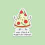 Pack Of Three | 'You Stole A Pizza My Heart' | Novelty Sticker, thumbnail 1 of 3