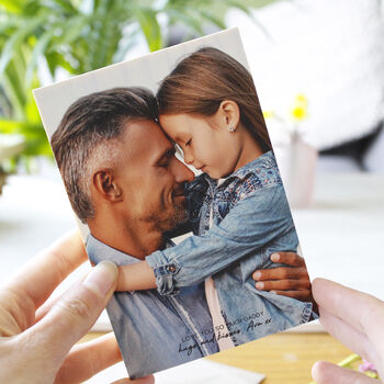 Father's Day Wooden Free Standing Photograph Block, 4 of 9