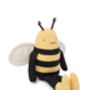 Linen Blend Bumble Bee Soft Toy, thumbnail 3 of 4