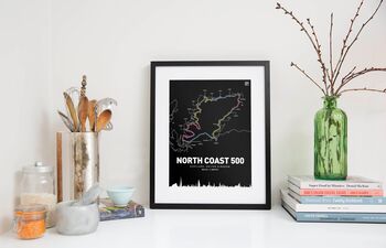 North Coast 500 Art Print Campervan, Cycling, 4 of 4